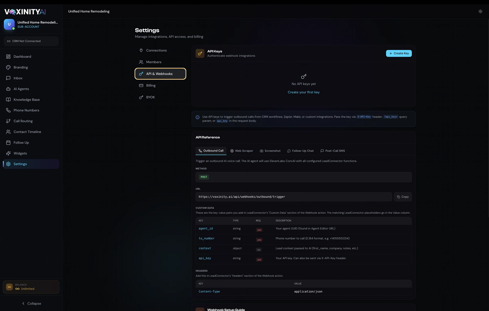 Contact timeline with AI summaries