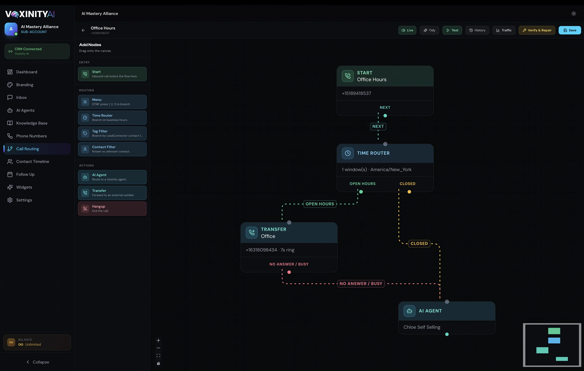 AI Wizard agent builder